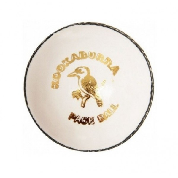 Kookaburra Paceball White Cricket Leather Ball