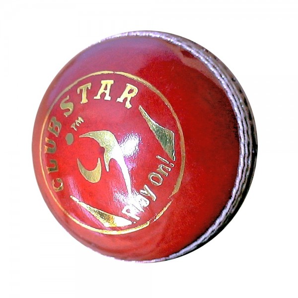 SM Club Star Cricket Leather Ball