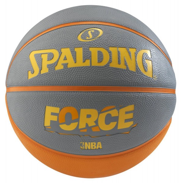 Spalding Force Basketball (7, Orange / Grey)