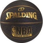 Spalding NBA Highlight Basketball (7, Black/Gold)