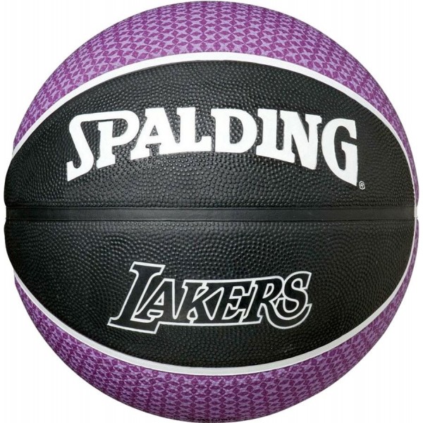 Spalding NBA Team Los Angeles Lakers Basketball (7, Purple / Black)