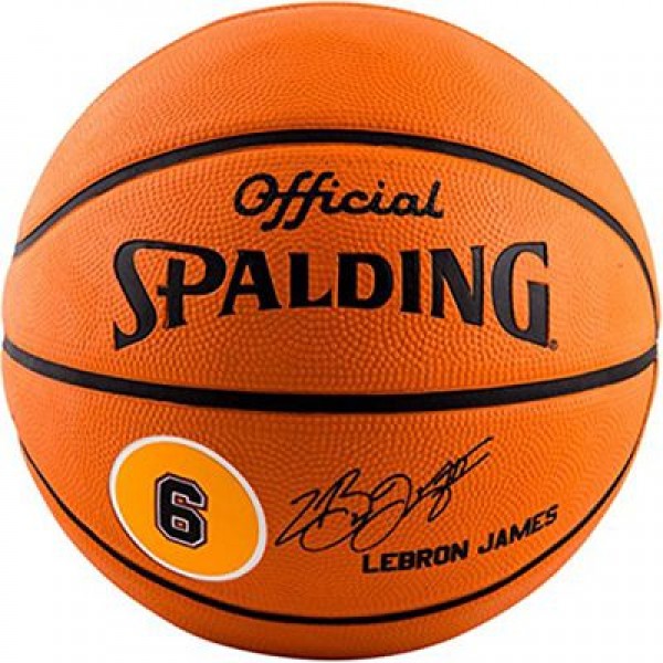 Spalding LeBron James Basketball (7, Brick)