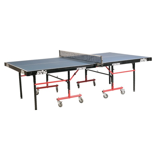 STAG International Top 25 mm Pre Laminated 100 mm Wheels Table Tennis Table