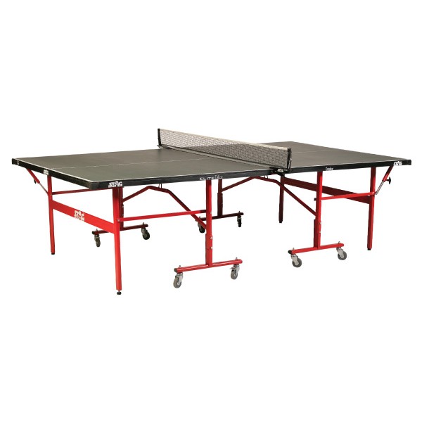 STAG Elite Deluxe Rollaway with 16 mm Top 75 mm Wheels Table Tennis Table