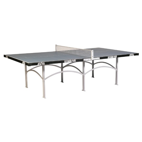 STAG Outdoor Park with Ground Fixing Feature 12 mm Compreg Top Weather Proof Table Tennis Table