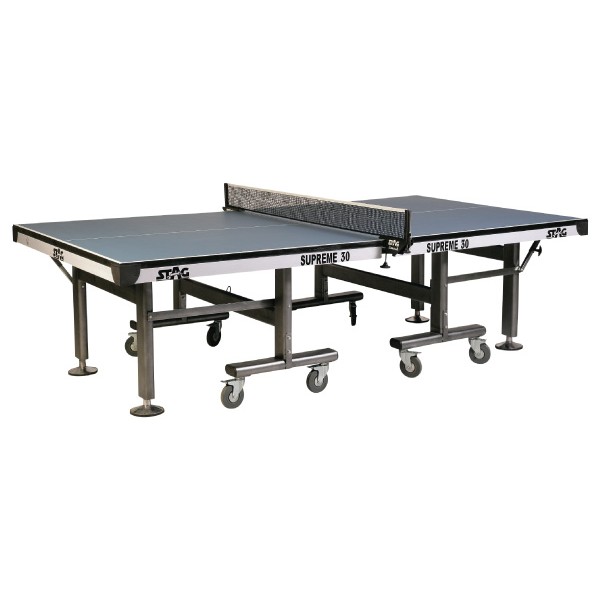 STAG Supreme Super Deluxe 125mm Wheels Table Tennis Table