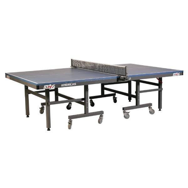 STAG Americas Strong & Sturdy I.T.T.F. Approved 100 mm Wheels Table Tennis Table