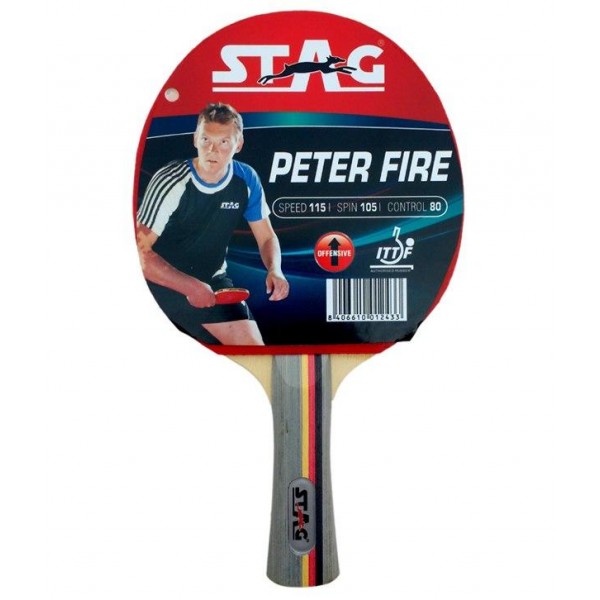 STAG Peter Fire Table Tennis Racket