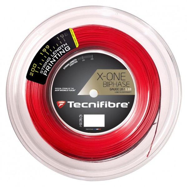 Tecnifibre Strings X-One Bi Phase 1.18/18 Coil Of 200M Tennis String