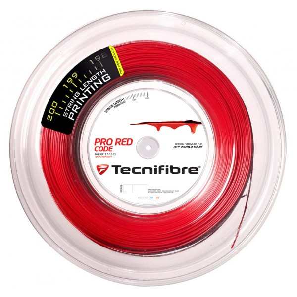 Tecnifibre Tennis Pro Red Code 200 Mtr Reel String