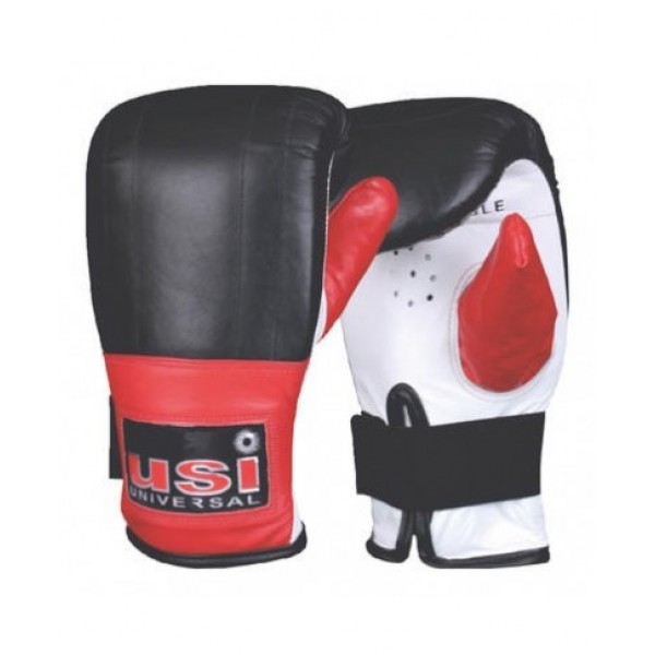 USI 617EL Immortal Reliance Boxing Gloves (Black/Red)