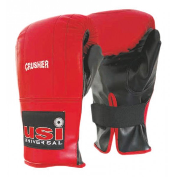 USI 617EPU Crusher Boxing Punching Gloves (Red/Black)