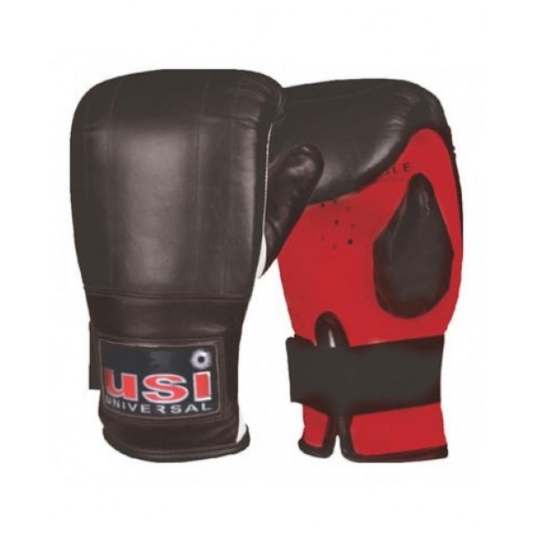 USI 617SPU Fury Bag Boxing Gloves (Black/Red)
