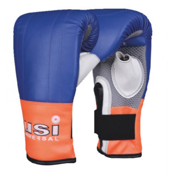 USI 617LHB Crusher Bag Boxing Gloves (Blue/Orange)