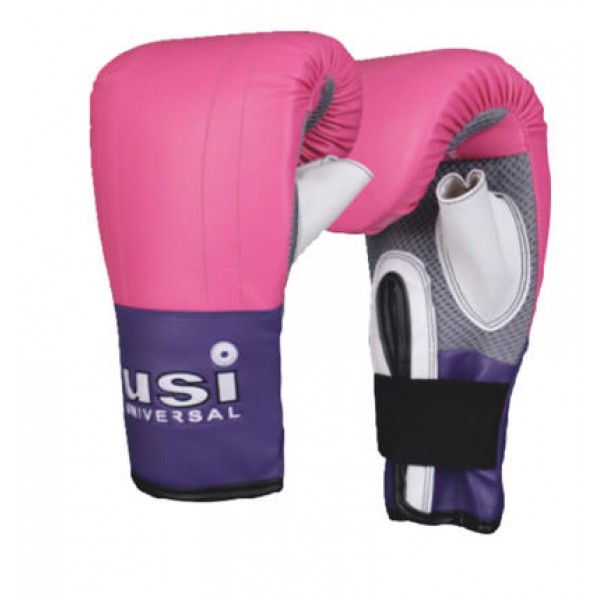 USI 617LHB Crusher Bag Boxing Gloves (Pink/Purple)