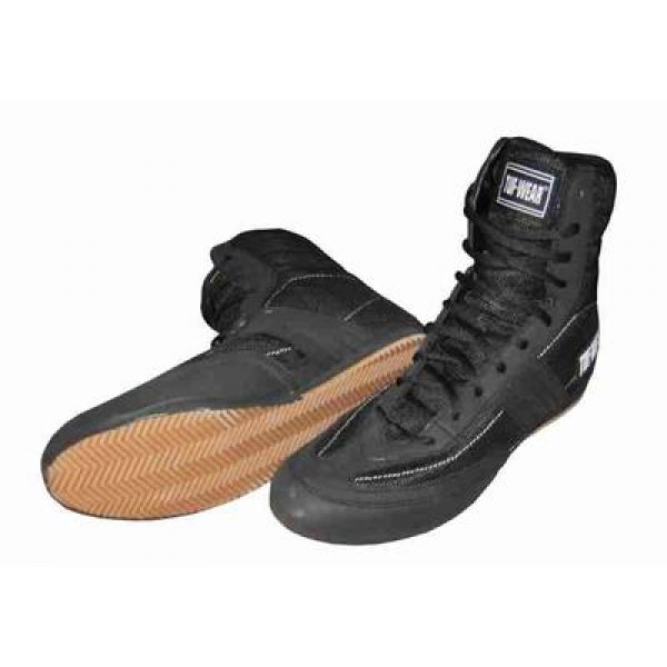 USI 701S Shuffle Boxing Black Boots