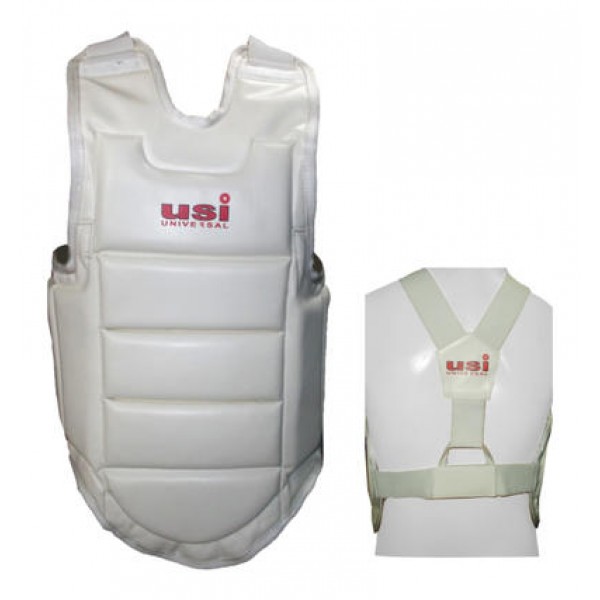 USI 770WKC Karate Competition Chest Guard (White)