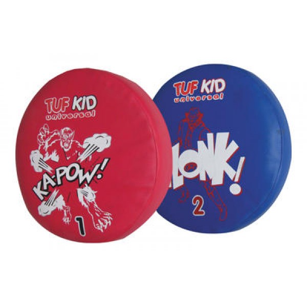 USI 9007 Kids Round Focus Pads (Red/Blue)