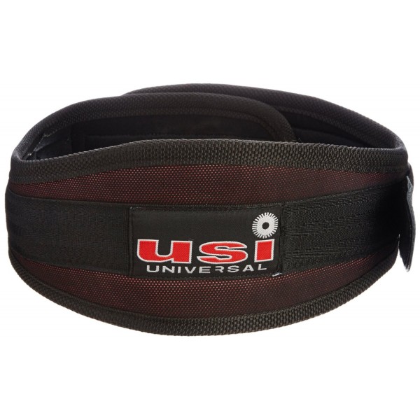 USI Weight Lifting Nylon Belt (Black/Brown)