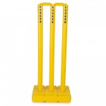 Yonker Plastic Wicket Set (3 Wickets and 1 Base)