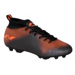 Nivia Pro Carbonite with Collar Rib Football Shoes For Men 454OB (Orange, Black)