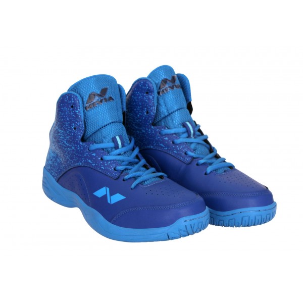 Nivia Panther 1 Basketball Shoes 178BL (Blue)