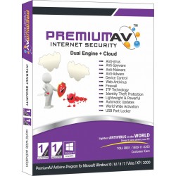 PremiumAV Internet Security 2017 - 1 User 1 Year