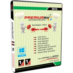 PremiumAV Antivirus 2016 - 1 User 1 Year