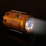 PremiumAV 6 LED Solar Camping Tent Lamp Rechargeable