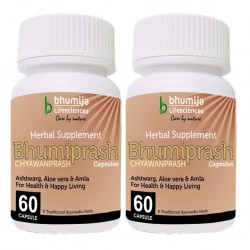 Bhumija Lifesciences Chywanprash Capsules (Bhumi Prash) 60's (Pack of Two)