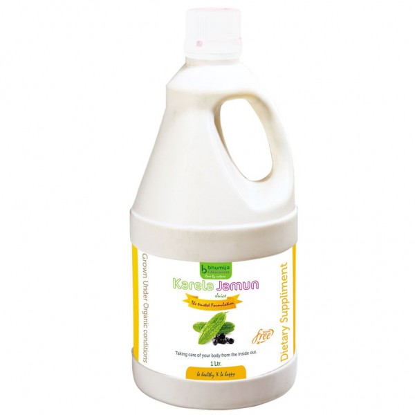 Bhumija Lifesciences Karela Jamun Juice (Sugar Free) 1 Ltr.