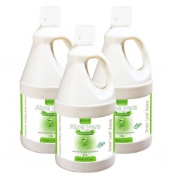 Bhumija Lifesciences Aloevera Fiber Rich Juice (Sugar Free) 1 Ltr. (Pack of Three)