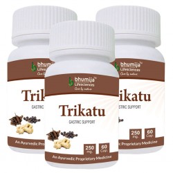 Bhumija Lifesciences Trikatu Capsules 60's (Pack of Three)