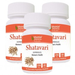 Bhumija Lifesciences Shatavari Capsules 60's (Pack of Three)