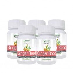 Bhumija Lifesciences Ginger Root Capsules 60's (Pack of Five)