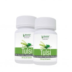 Bhumija Lifesciences Tulsi Capsules 60's (Pack of Two)