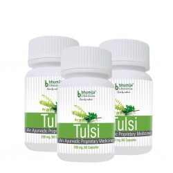 Bhumija Lifesciences Tulsi Capsules 60's (Pack of Three)
