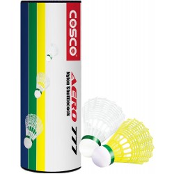 Cosco Aero 777 Nylon Shuttle Cocks (White)
