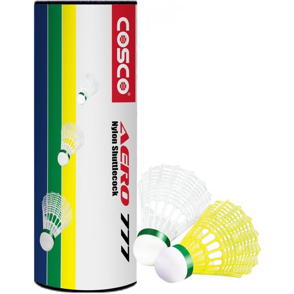 Cosco Aero 777 Nylon Shuttle Cocks (Yellow)