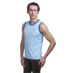 Gypsum Men Cut Sleeve Tshirt Sky Blue Color GYPMCS-00102