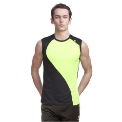 Gypsum Men Cut Sleeve Tshirt Black Color GYPMCS-00107