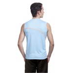 Gypsum Men Cut Sleeve Tshirt Sky Blue Color GYPMCS-00108