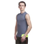 Gypsum Mens Cut Sleeve Tshirt Grey  Color GYPMCS-00122