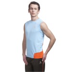 Gypsum Mens Cut Sleeve Tshirt Sky Blue Color GYPMCS-00123