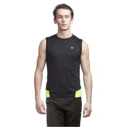 Gypsum Mens Cut Sleeve Tshirt Black Color GYPMCS-00125