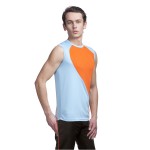 Gypsum Mens Cut Sleeve Tshirt Sky Blue Color GYPMCS-00126