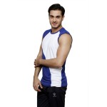 Gypsum Mens Cut Sleeve Tshirt Royal Blue Color GYPMCS-00134