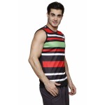 Gypsum Mens Printed Cut Sleeve Tshirt Black Color GYPMCS-00154