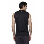 Gypsum Mens Printed Cut Sleeve Tshirt Black Color GYPMCS-00154