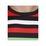 Gypsum Mens Printed Cut Sleeve Tshirt Black Color GYPMCS-00154